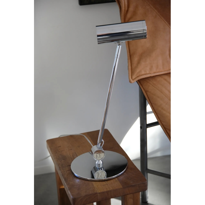 Markslöjd 109184 - ściemnialna lampa stołowa ARLO LED/4,9W/230V błyszczący chrom