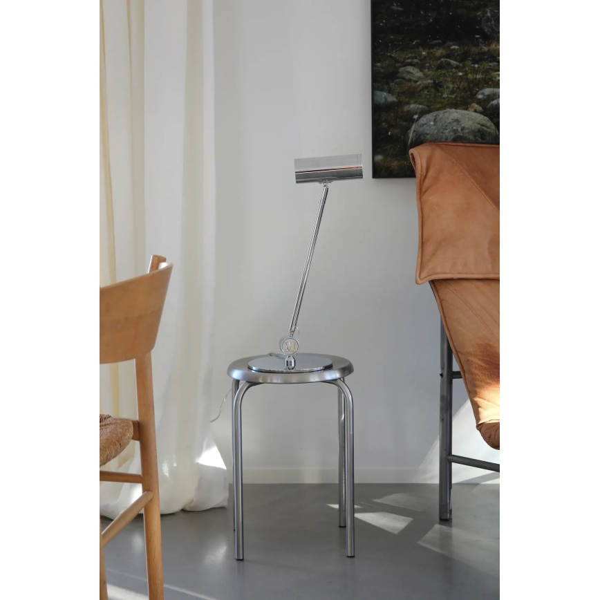 Markslöjd 109184 - ściemnialna lampa stołowa ARLO LED/4,9W/230V błyszczący chrom