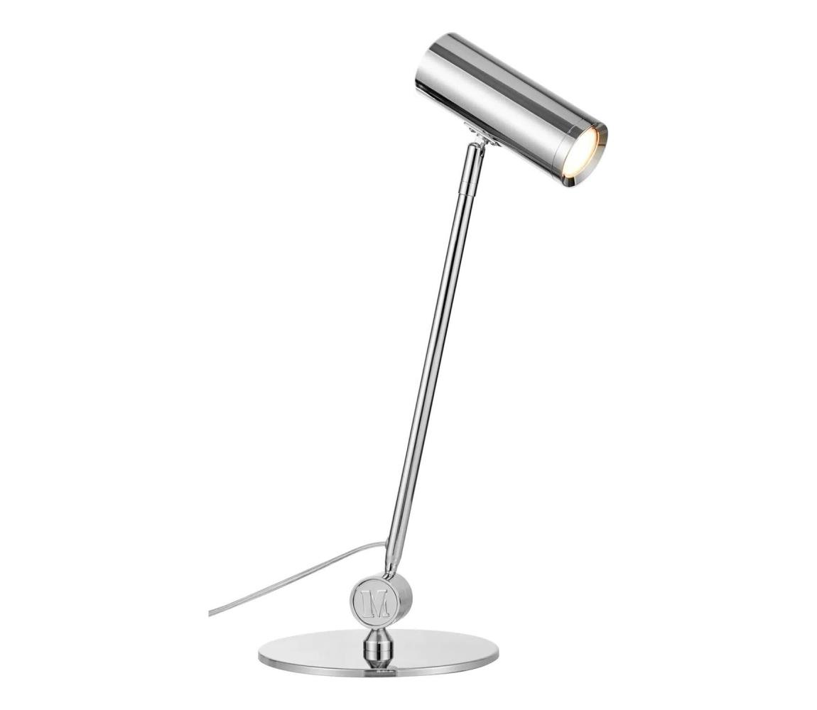 Markslöjd 109184 - ściemnialna lampa stołowa ARLO LED/4,9W/230V błyszczący chrom