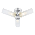 Markslöjd 109237 - Przysufitowy plafon łazienkowy RIMINI 3xG9/20W/230V IP44 błyszczący chrom