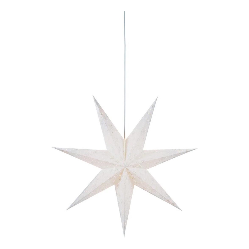 Markslöjd 700115 - Dekoracja bożonarodzeniowa ARATORP 1xE14/25W/230V 75 cm biała