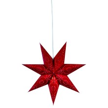 Markslöjd 700122 - Dekoracja bożonarodzeniowa SATURNUS 1xE14/25W/230V śr. 45 cm czerwona
