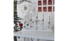 Markslöjd 700640 - Świecznik bożonarodzeniowy SVANEHOLM 5xE10/3W/230V biały