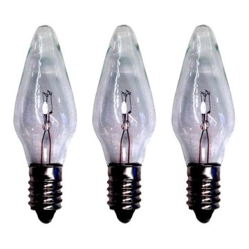 Markslöjd 702323 - ZESTAW 3x Przemysłowa świąteczna żarówka RESERVLAMPA E10/3W/55V