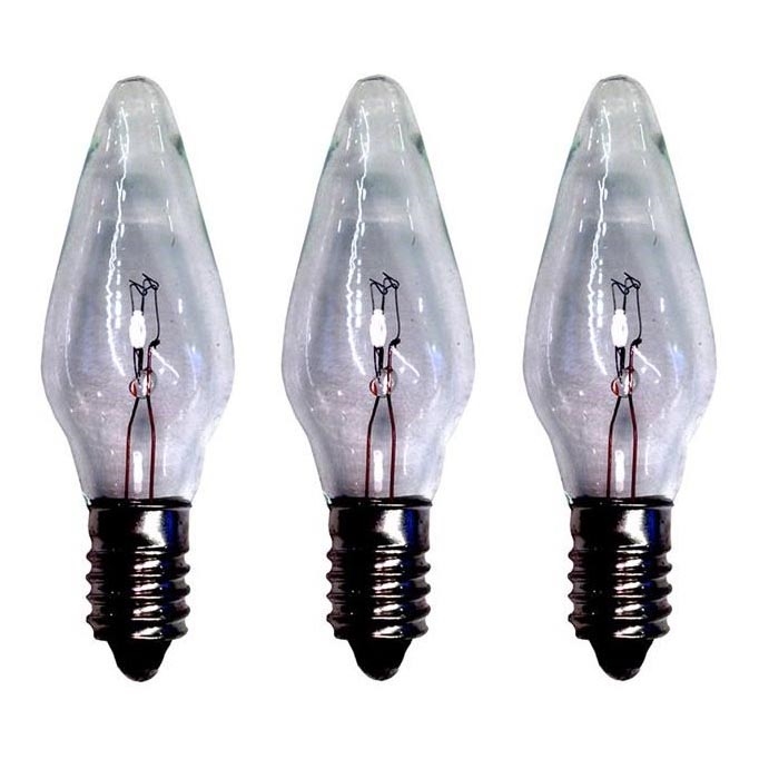 Markslöjd 702323 - ZESTAW 3x Przemysłowa świąteczna żarówka RESERVLAMPA E10/3W/55V