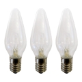 Markslöjd 702324 - ZESTAW 3x Przemysłowa świąteczna żarówka RESERVLAMPA E10/3W/34V