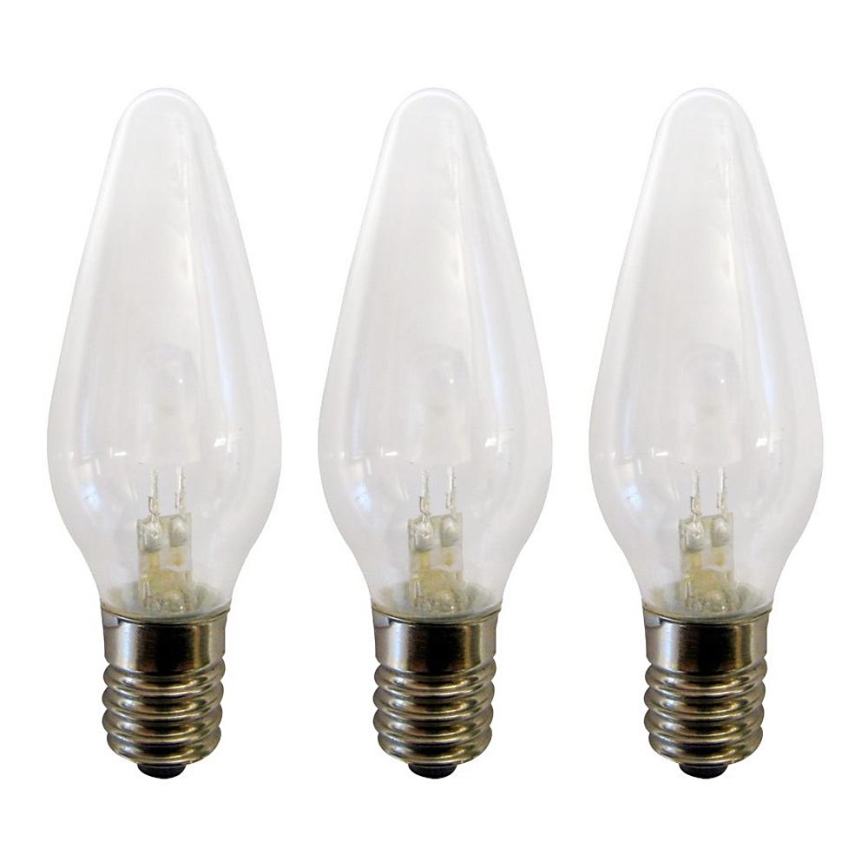 Markslöjd 702324 - ZESTAW 3x Przemysłowa świąteczna żarówka RESERVLAMPA E10/3W/34V