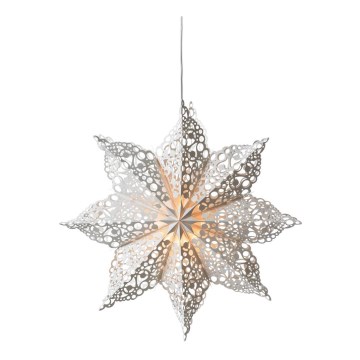 Markslöjd 702560 - Dekoracja świąteczna HALL 1xE14/25W/230V biały 70 cm