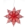 Markslöjd 702561 - Dekoracja świąteczna HALL 1xE14/25W/230V czerwony 70 cm