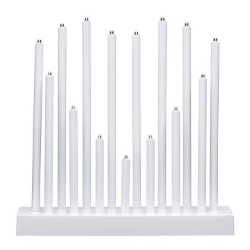 Markslöjd 702639 - LED świecznik świąteczny ROMANS LED/0,9W/3xAA biały