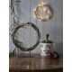 Markslöjd 703108 -  Świąteczna dekoracja KILSTORP LED/1,2W/3xAA wieniec 35 cm szary