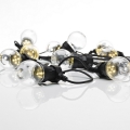 Markslöjd 703181 - LED Bożonarodzeniowy łańcuch zewnętrzny  DAKKE 10xLED 7,5m IP44 ciepła biel