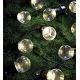 Markslöjd 703181 - LED Bożonarodzeniowy łańcuch zewnętrzny  DAKKE 10xLED 7,5m IP44 ciepła biel