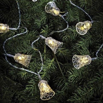 Markslöjd 703237 - LED łańcuch świąteczny BELL 10 diod LED 2,1 m
