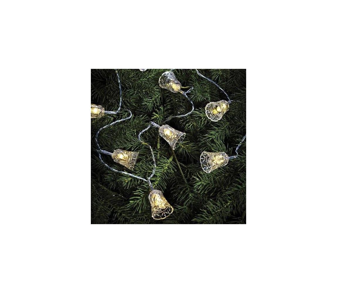Markslöjd 703237 - LED Świąteczny łańcuch świetlny BELL 10xLED/0,5W/4,5V