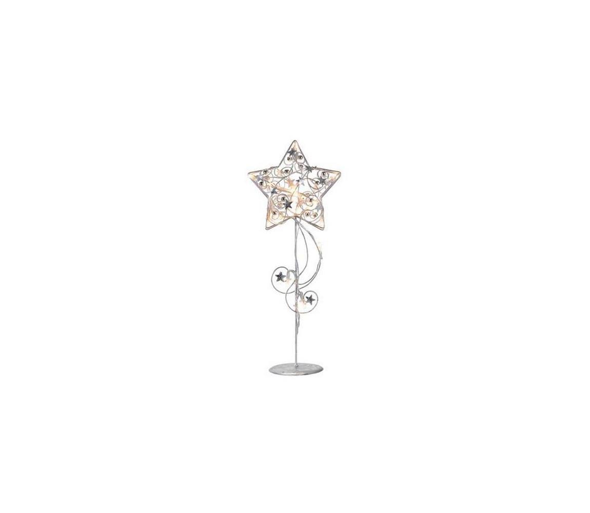 Markslöjd 703323 - LED Świąteczna dekoracja HAGABERG 20xLED/0,5W/230/24V srebrna