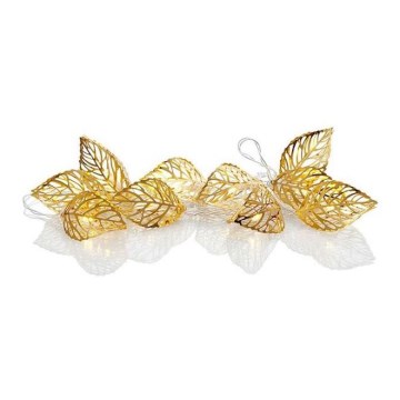 Markslöjd 703859 - LED łańcuch dekoracyjny LEAF LED/3xAA 1,85m ciepła biała