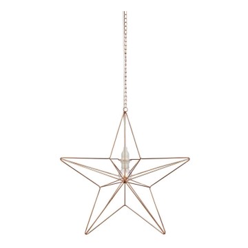 Markslöjd 703932 - LED Dekoracja świąteczna TJUSA 1xE14/25W/230V 42 cm miedziany