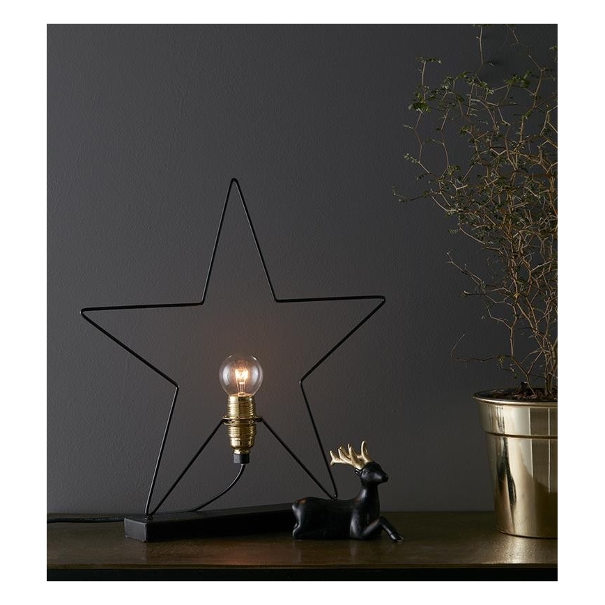 Markslöjd 703935 - Świąteczna dekoracja RAPP 1xE14/25W/230V czarna