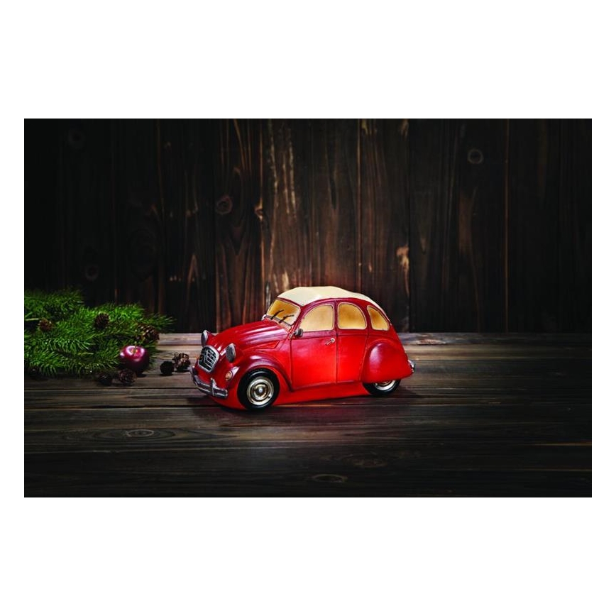Markslöjd 703952 - LED Dekoracja świecąca NOSTALGI 6xLED/0,36W/3xAA C3 red