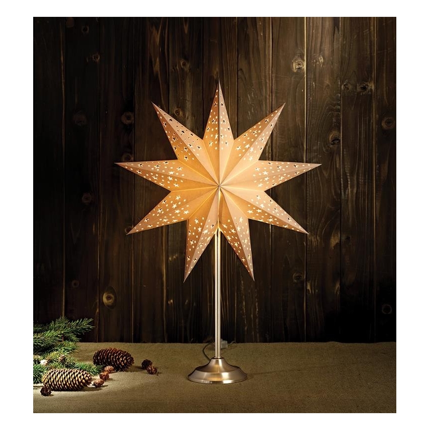 Markslöjd 704116 - Dekoracja świąteczna SOLVALLA 1xE14/25W/230V biały 64 cm