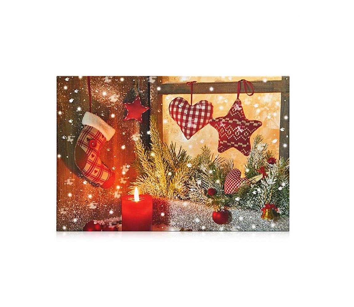 Markslöjd 704359 - LED Podświetlony obraz dekoracyjny CANVAS LED/0,18W/2xAA