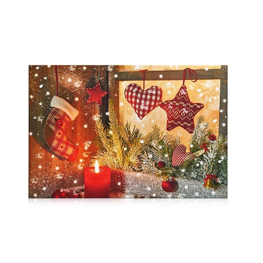 Markslöjd 704359 - LED Świecący obraz dekoracyjny CANVAS LED/0,18W/3xAA