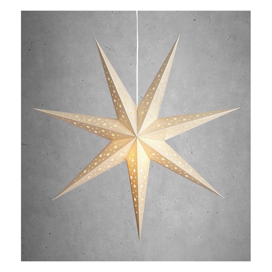 Markslöjd 704420 - Dekoracja świąteczna SOLVALLA 1xE14/25W/230V złoty 75 cm