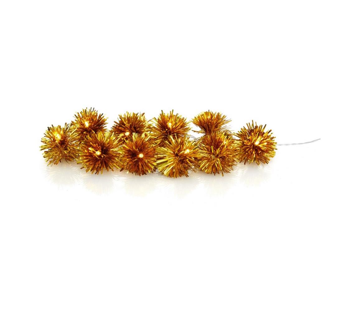 Markslöjd 704775 - LED Świąteczny łańcuch świetlny POMPOM 10xLED/0,6W/3V