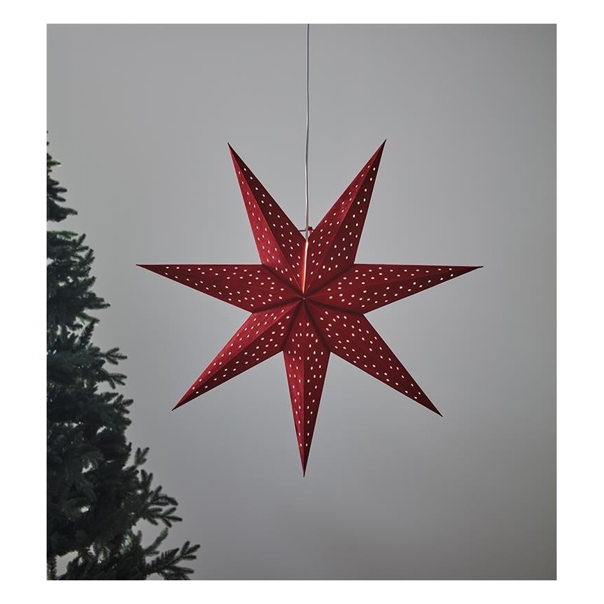 Markslöjd 704902 - Dekoracja świąteczna CLARA 1xE14/6W/230V 75 cm czerwony