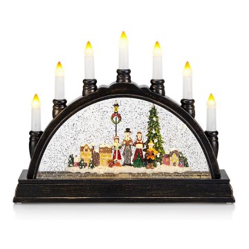 Markslöjd 704983 - LED Świąteczny świecznik KARSTEN 9xLED/0,25W/4,5V