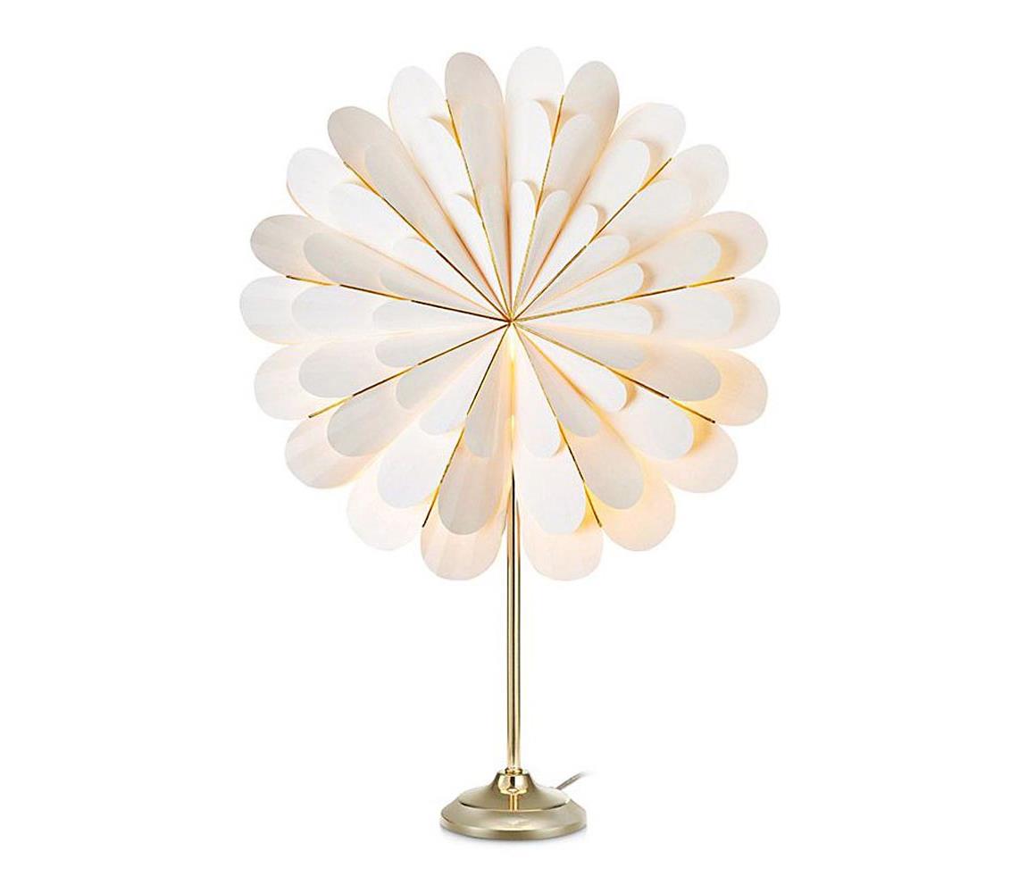Markslöjd 705303 - Dekoracja bożonarodzeniowa MARIGOLD 1xE14/25W/230V 68 cm biały