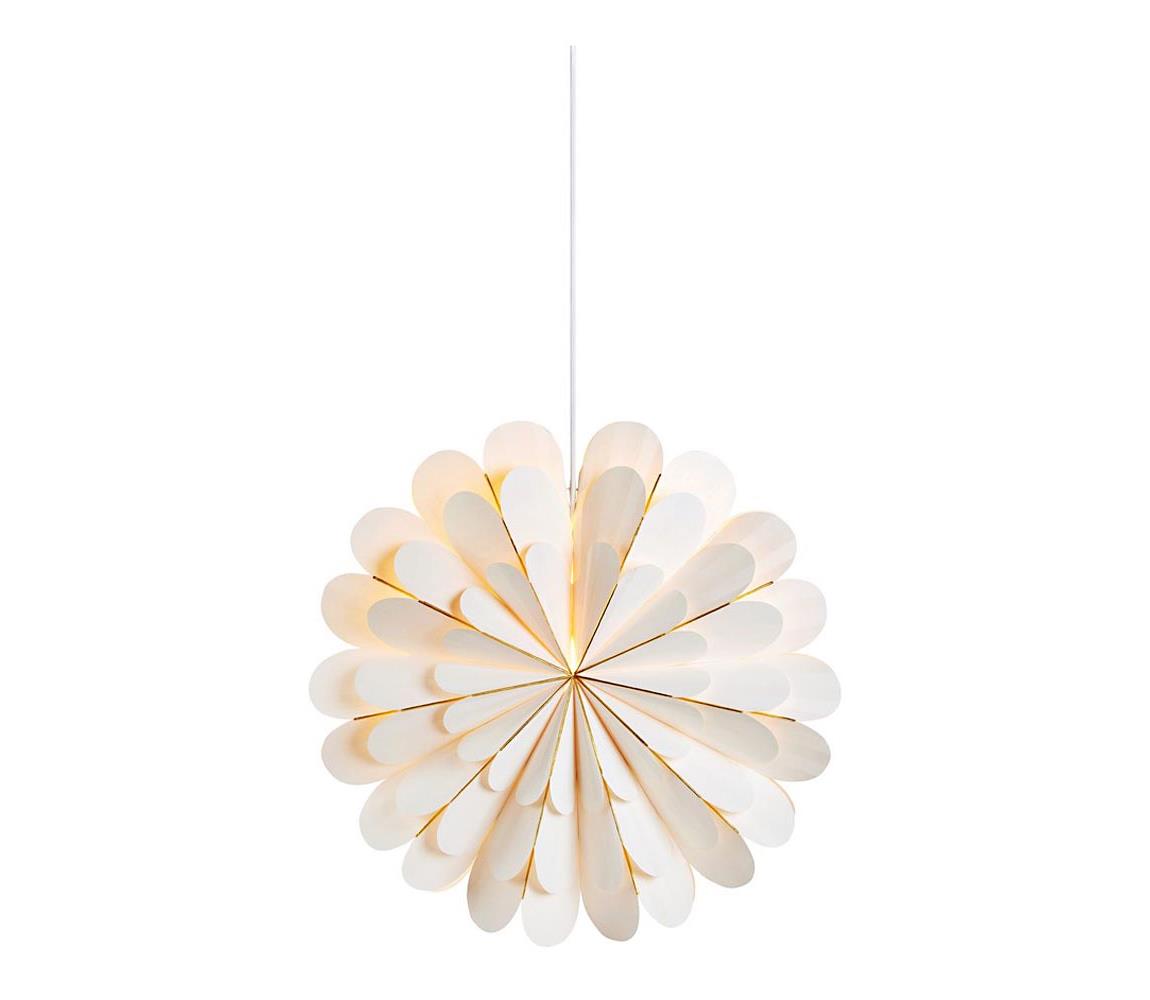 Markslöjd 705306 - Świąteczna dekoracja MARIGOLD 1xE14/25W/230V 45 cm biały