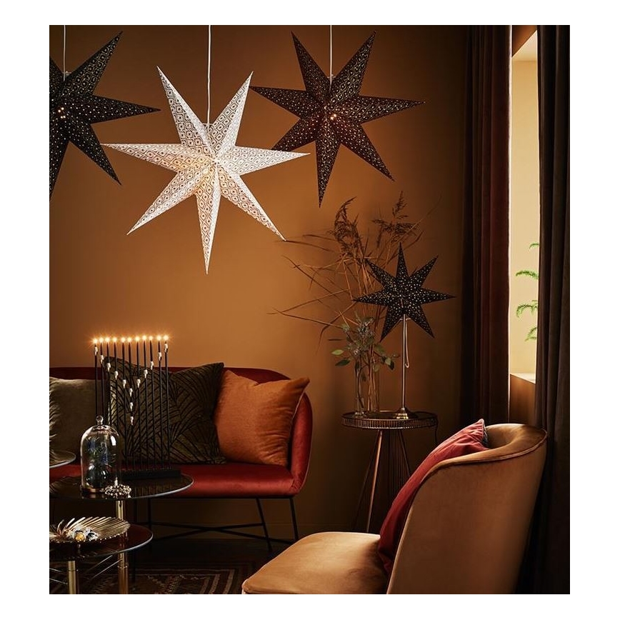 Markslöjd 705320 - Dekoracja bozonarodzeniowa BAROQUE 1xE14/25W/230V 75 cm