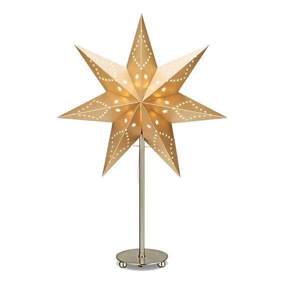 Markslöjd 705545 - Dekoracja bożonarodzeniowa  SATURNUS 1xE14/25W/230V 35 cm złota