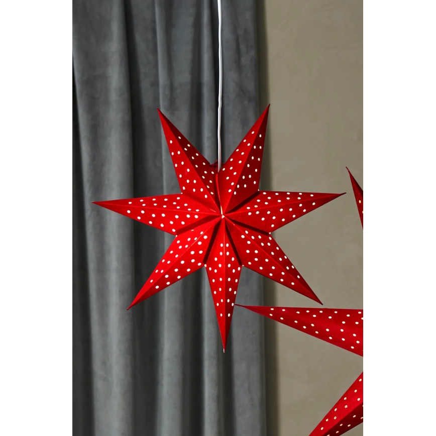 Markslöjd 705608 - LED Świąteczna dekoracja BLINK LED/0,2W/3xAA śr. 45 cm czerwona