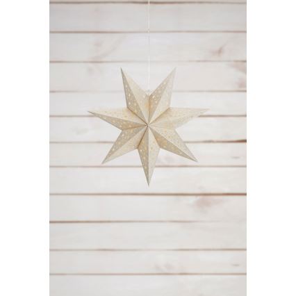 Markslöjd 705610 - LED dekoracja świąteczna BLANK LED/0,2W/3xAA śr. 45 cm złota