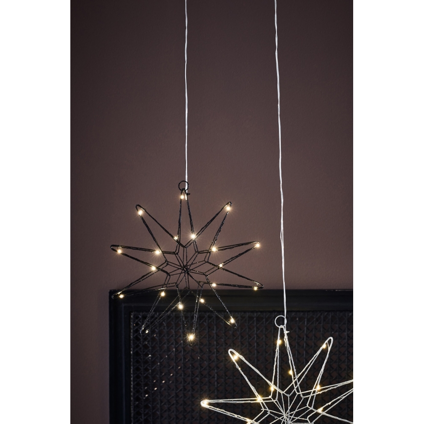 Markslöjd 705749 - LED dekoracja świąteczna GLEAM LED/0,6W/3xAA czarna