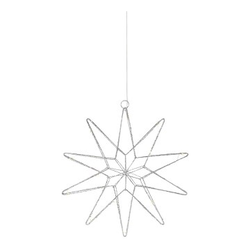 Markslöjd 705750 - LED Dekoracja bożonarodzeniowa GLEAM LED/0,6W/3xAA srebrna