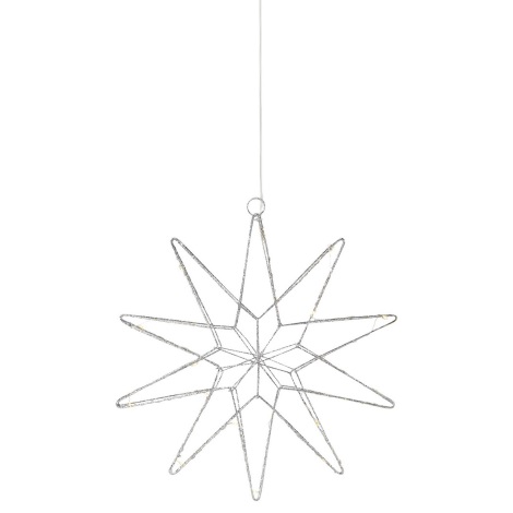Markslöjd 705750 - LED Dekoracja bożonarodzeniowa GLEAM LED/0,6W/3xAA srebrna