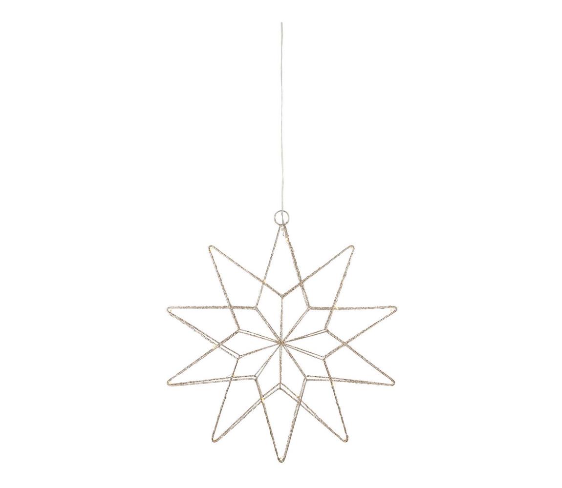 Markslöjd 705751 - LED Dekoracja bożonarodzeniowa GLEAM LED/0,6W/3xAA złota