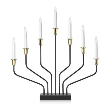 Markslöjd 705758 - Świecznik bożonarodzeniowy BROSA XL 7xE10/3W/230V