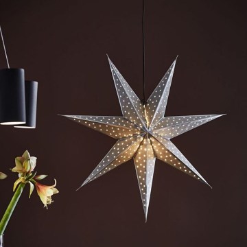 Markslöjd 705769 - Dekoracja bożonarodzeniowa GLITTER 1xE14/25W/230V śr. 45 cm srebrny