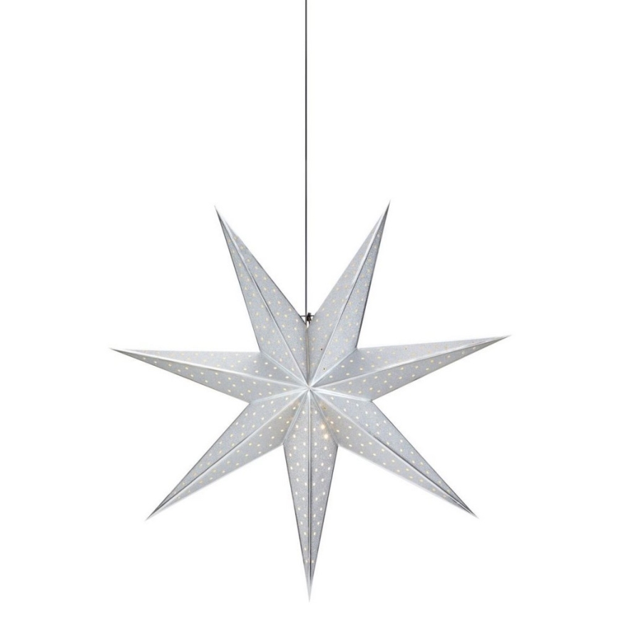 Markslöjd 705769 - Dekoracja bożonarodzeniowa GLITTER 1xE14/25W/230V śr. 45 cm srebrny