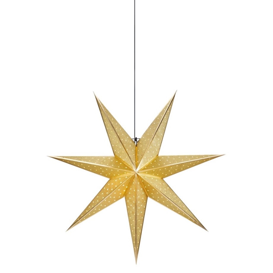 Markslöjd 705790 - Dekoracja bożonarodzeniowa  GLITTER 1xE14/25W/230V śr. 75 cm złota