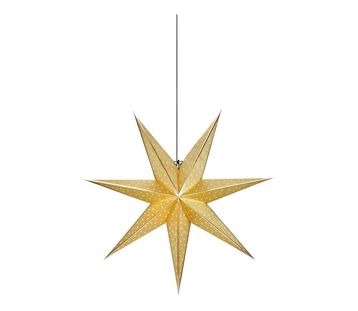 Markslöjd 705791 - Dekoracja bożonarodzeniowa GLITTER 1xE14/25W/230V śr. 45 cm złota