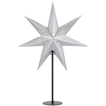 Markslöjd 705794 - Łańcuch bożonarodzeniowy GLITTER 1xE14/25W/230V 65 cm czarny/srebrny