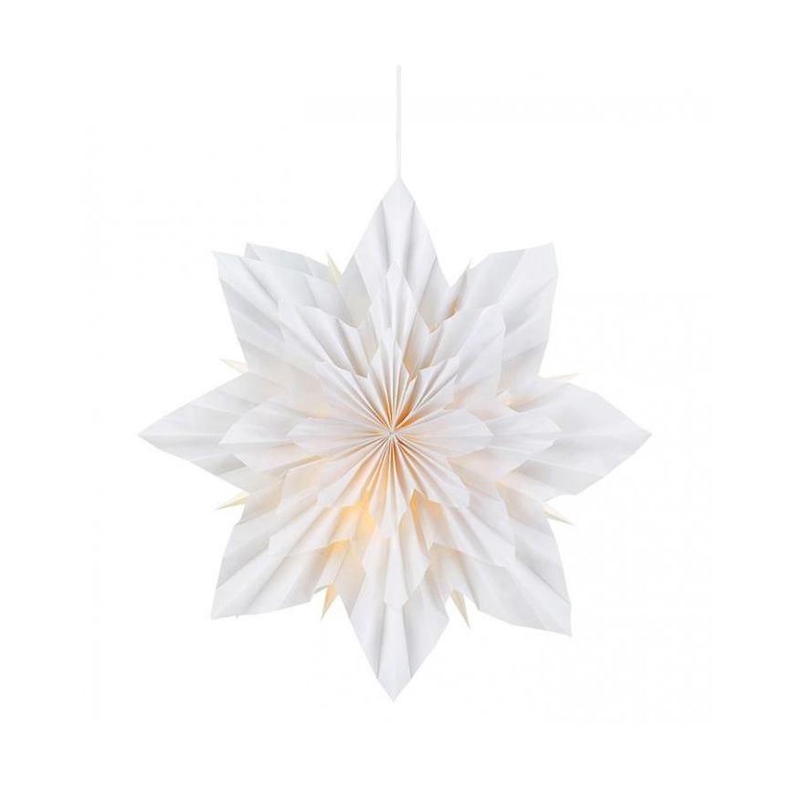 Markslöjd 705836 - Dekoracja świąteczna NEELA 1xE14/25W/230V śr. 43 cm biała