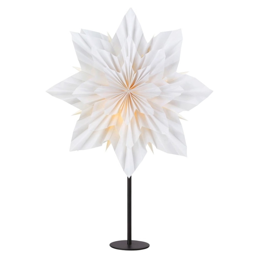 Markslöjd 705838 - Świąteczna dekoracja NEELA 1xE14/25W/230V 43 cm biały/czarny