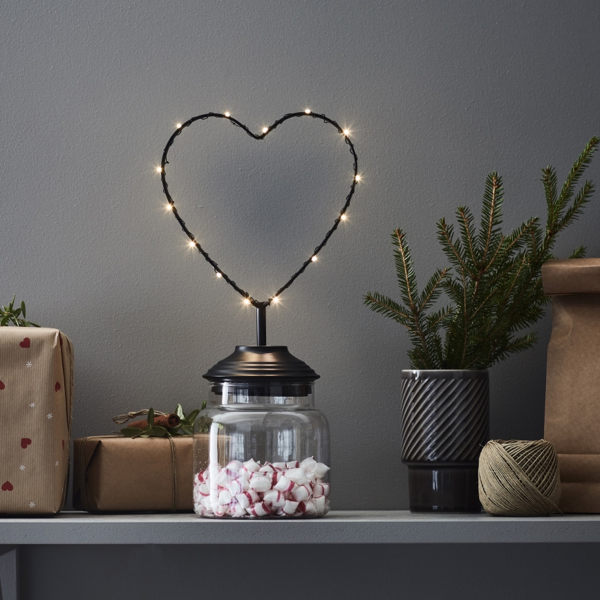 Markslöjd 705855 - LED Dekoracja bożonarodzeniowa SWEETIE LED/0,45W/3xAA serce